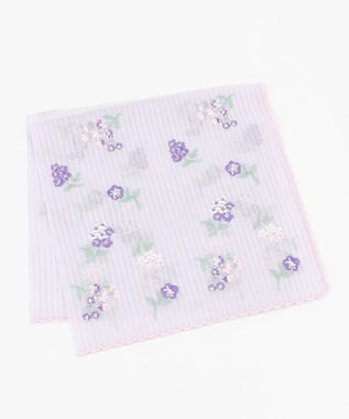 TOCCA 【HANDKERCHIEF COLLECTION】LITTLE BOUQUET HANDKERCHIEF ハンカチ ライラック系