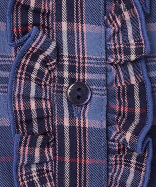 組曲 KIDS 【150-160cm】ブリティッシュ ワンピース パープル系3