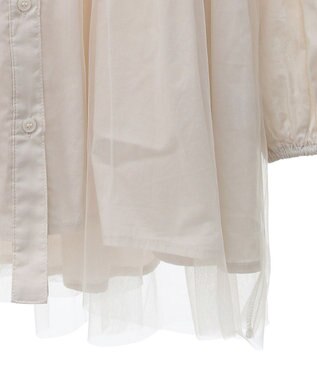 Green Parks 裾チュールレイヤードチュニック Beige