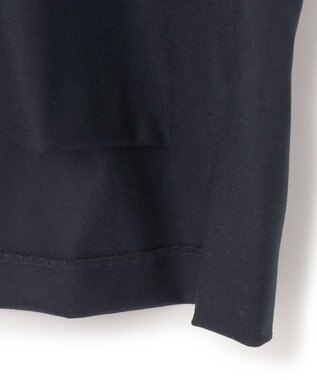 ICB 【洗える・WEB限定カラーあり】 ウールミルドサキソニー キーネックブラウス ネイビー系［WEB限定］