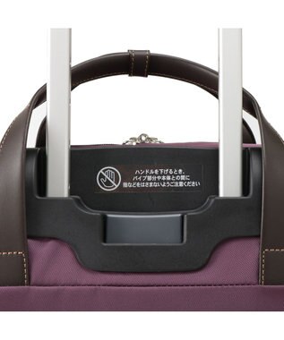 ACE BAGS & LUGGAGE プロテカ ソリエ3 カジュアル キャリーケース 29リットル 機内持ち込み対応サイズ キャスターストッパー付き 1泊程度の旅行に最適な2本手ハンドル・枠なしタイプ 12882 パープルワイン