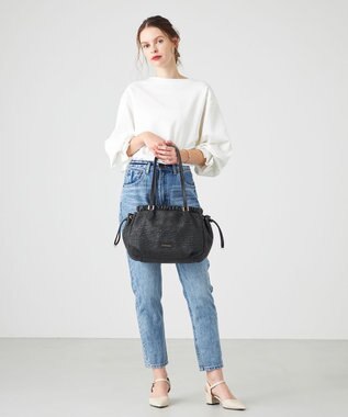 LA BAGAGERIE シャーリング2WAYサマーバッグ ブラック