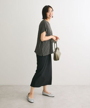 Green Parks ・ｆｕｒｒｙｒａｔｅバイヤスシャーリングプルオーバー Charcoal Gray