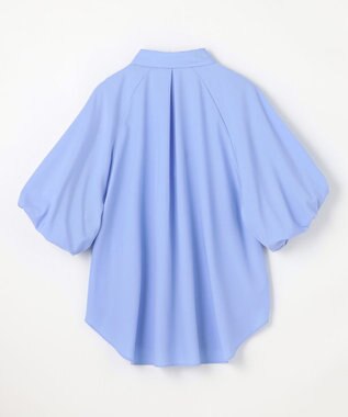 ANY 【接触冷感/UVカット/抗菌防臭/速乾】エニイファンクション パフスリーブブラウス サックス