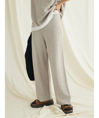 CRAFT STANDARD BOUTIQUE リンクス編みニットパンツ Ivory