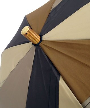 +RING 【限定/日本製】プラスリング 晴雨兼用傘（長ショート）BRN SR306 ブラウン