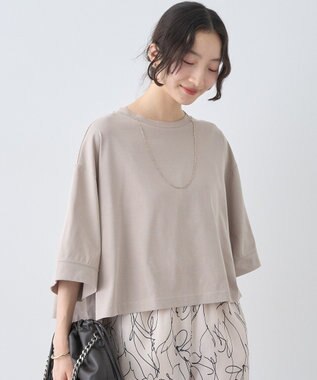 earth music&ecology 【接触冷感】バックギャザーＴｅｅ