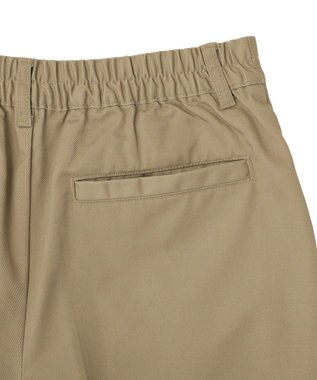 earth music&ecology タックハーフパンツ Beige