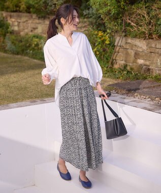 ANY 【WEB限定】【UVカット/抗菌防臭/速乾】エニィファンクション　スキッパーブラウス オフ