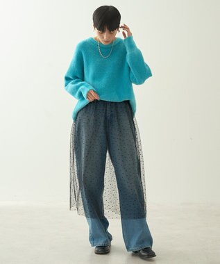 AMERICAN HOLIC フェアリーニットプルオーバー Turquoise Blue