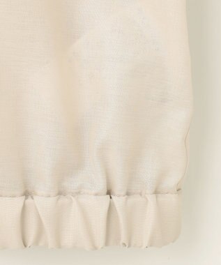 自由区 【洗える・XSサイズあり】シアーシャイニー ジャケット ベージュ系