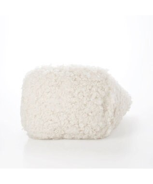 UNBILLION カシュカシュ cachecache / フェイクファー×チェック柄リバーシブルトート アイボリー