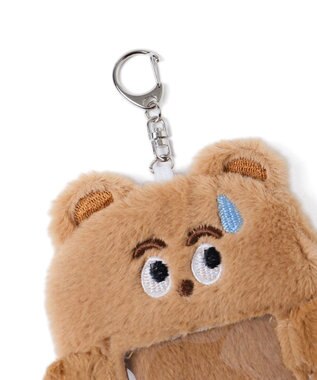 WEGO ふわふわぬいカードホルダーキーホルダーA 柄6