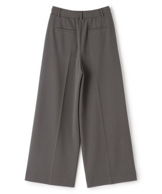 UNFILO 【11サイズ展開】 BEAUTY MOVE タックワイドパンツ チャコール