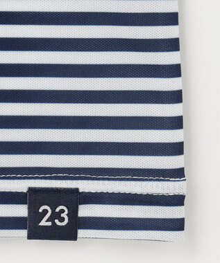 23区GOLF 【WOMEN】５０ｄカノコボーダー インナーシャツ ネイビー系1