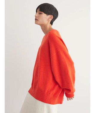 AMERICAN HOLIC バイパチ袖ボリュームニットプルオーバー　 Red