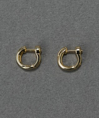 Phoebe 〈金属アレルギー対応〉ラインフープワンタッチピアス　ゴールド/ニッケルフリー ゴールド