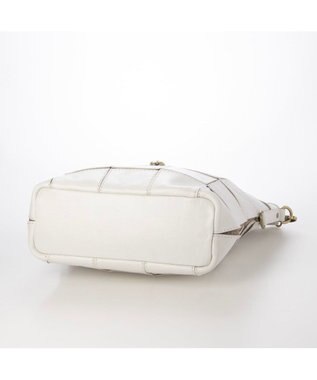 UNBILLION ピークスピーク PEAKS PEAK / 牛革パッチワーク口折れ2wayショルダー アイボリー