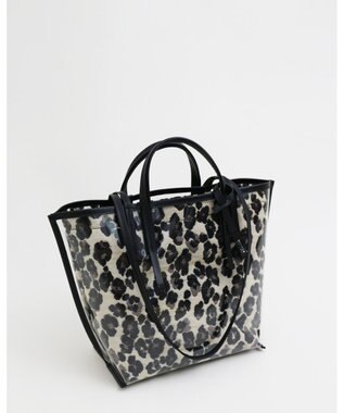 MORROW by thank 【軽量】CECILY OW 2way バッグ 1インナーSET ブラック X レオパード