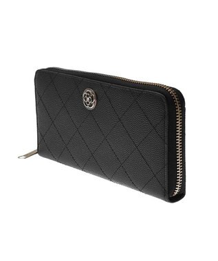 CLATHAS ベール ラウンド長財布 ブラック