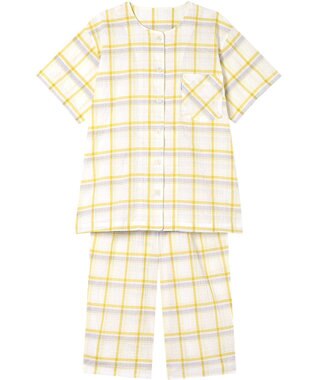 ワコール／睡眠科学 パジャマ 5分袖 半袖 7分丈 綿混ローン素材 レディース YDT143 睡眠科学／ワコール