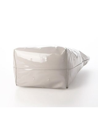 UNBILLION カシュカシュ cachecache / エナメル2wayトート ライトグレー