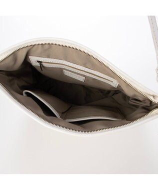 UNBILLION ピークスピーク PEAKS PEAK / 牛革パッチワーク口折れ2wayショルダー アイボリー