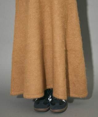 Green Parks ナローニットスカート Beige