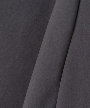 ICB 【洗える】ヴィンテージスパンブロード ワンピース チャコール系