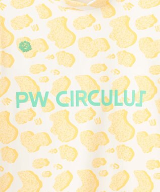 PW CIRCULUS 【永嶋花音プロ着用アイテム】【UV遮蔽率99.5% UVカット / 速乾 / ストレッチ】【WOMEN】アニマルドットモックT ゴルフウェア レディース イエロー系5