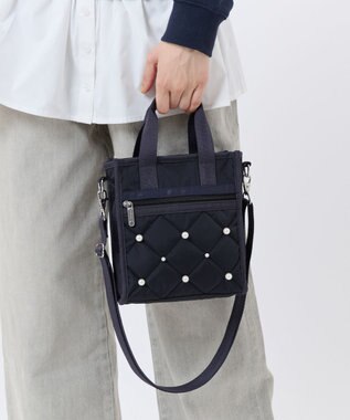 LeSportsac MINI N/S TOTE W/ PEARLS/ディープシーパール ディープシーパール