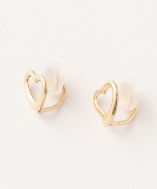 Phoebe 【K10】オープンハートイヤリング ゴールド