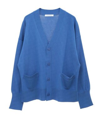 Green Parks 洗える　Ｖネックカーディガン Blue