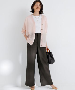 23区 カラーストーン コイン ネックレス パールカラー(6月)