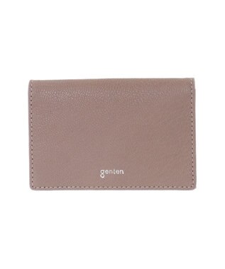 genten フレスコ 名刺入れ ローズグレー