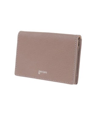 genten フレスコ 名刺入れ ローズグレー