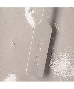 UNBILLION カシュカシュ cachecache / エナメル2wayトート ライトグレー