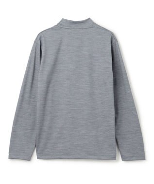 JOSEPH HOMME ウールジャージーウォッシャブル　モックネックカットソー ライトグレー系