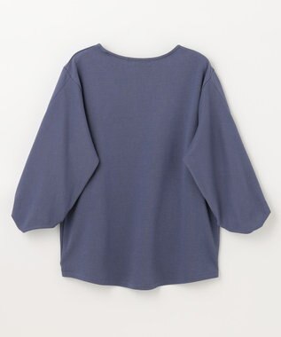 ANY ツイストスリーブ トップス ブルー