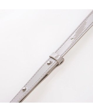 UNBILLION カシュカシュ cachecache / エナメル2wayトート ライトグレー