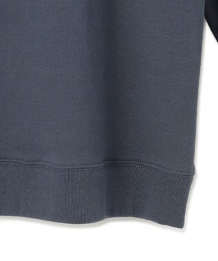 23区 S 【洗える】ライトコットンテリー ワイドスリーブ ロゴ カットソー ダルブルー系