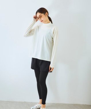 OP／FILA 【Kappa】ハイネック長袖T5点セット水着　タンキニデザイン オフホワイト