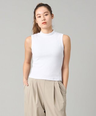 Chacott ソフトリブノースリーブTシャツ