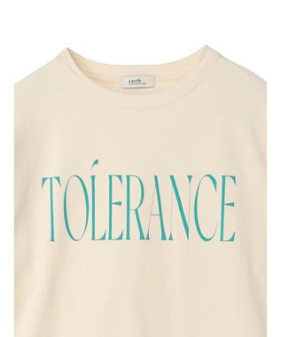 earth music&ecology ｔｏｌｅｒａｎｃｅ　ロゴロンＴＥＥ Cream