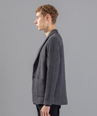 JOSEPH HOMME ストロータックステッチ　ニットジャケット ブラック系3