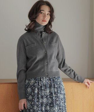 組曲 L ニューシックニット カーディガン グレー系