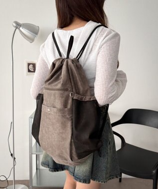 WEGO サイドメッシュポケットナップサック