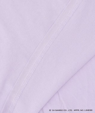 ANY KIDS 【サンリオキャラクターズ×any FAM】バックシャンTシャツ ラベンダー×クロミ