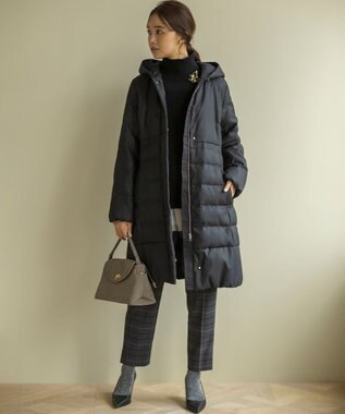 組曲 【WEB限定カラーあり】ウールライクストレッチ イージーパンツ グレー系3