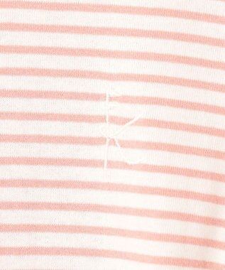 組曲 KIDS 【150-160㎝】リボンボーダー トップス ピンク系1